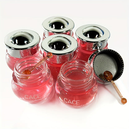 Cherry Lip Balm 6 Pack Moisturizing Lip Mask & Nourishing Lip Oil – Hydrating Smoothing Treatment for Dry Chapped Lips