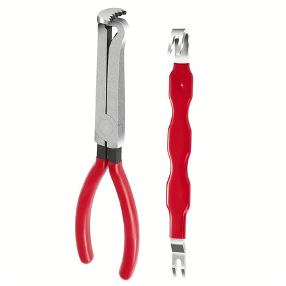 Terminal Connector Removal Tool Set 3-Piece – Automotive Wiring Harness Repair Kit with Pry Bar, Cutting Pliers & Storage Pouch