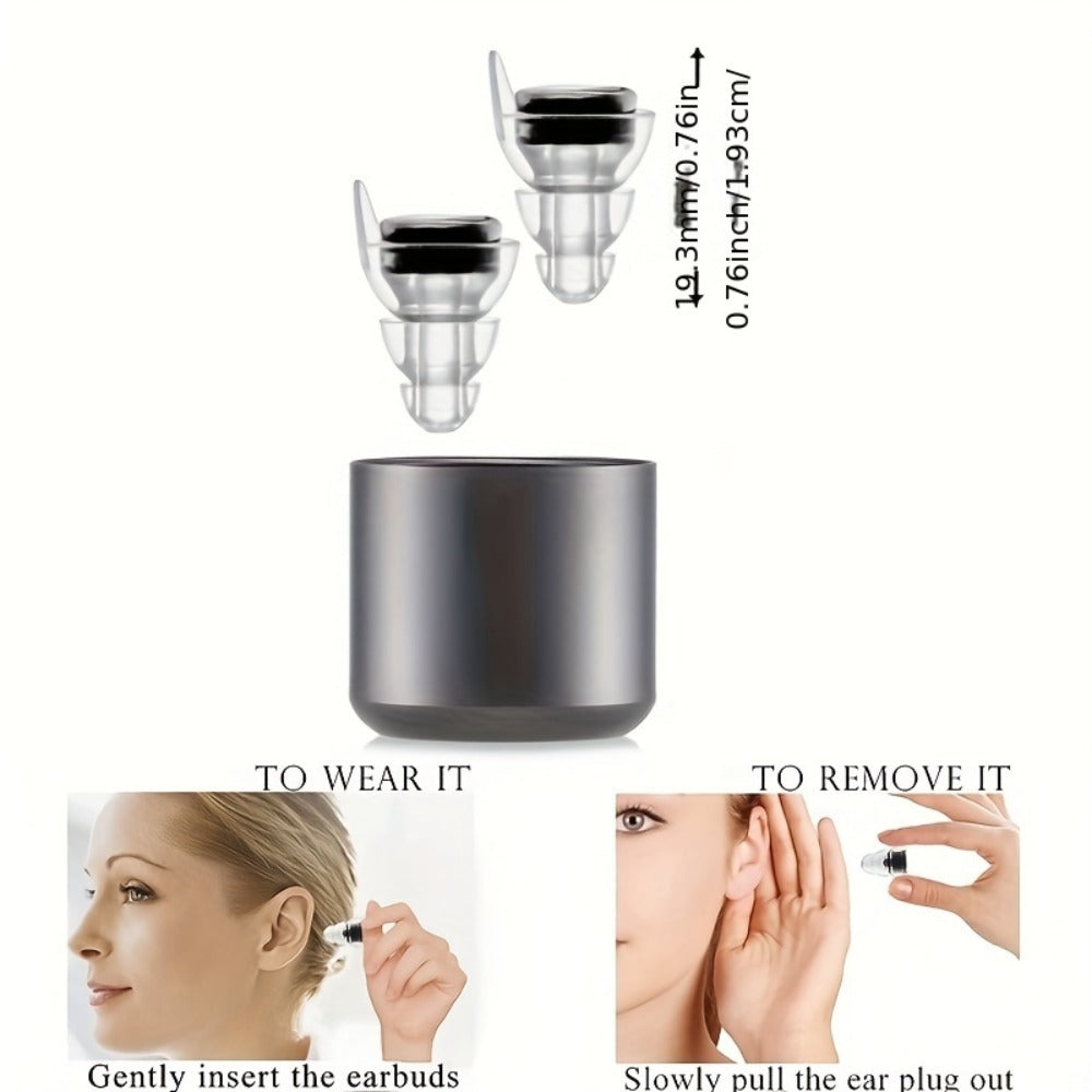 High Fidelity Earplugs for Concerts Musicians 24dB Noise Reduction, Advanced Filter Technology Ear Protection for Music Festivals