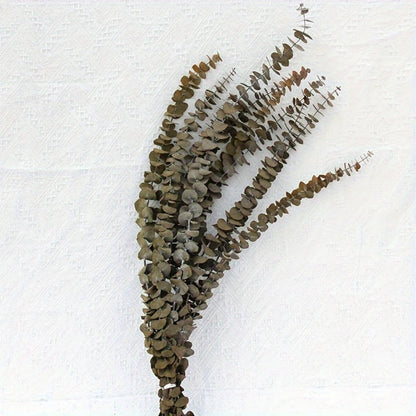 Artificial Eucalyptus Stems, 24-Piece 17-Inch Branch Set in Four Mixed Green and Muted Color Tones