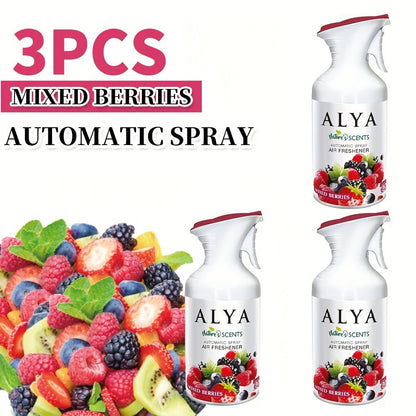Aromatherapy Air Freshener Spray 8.45oz, 6 Scents: Lavender, Magnolia, Mixed Berries, Ocean, Cool Linen & Vanilla