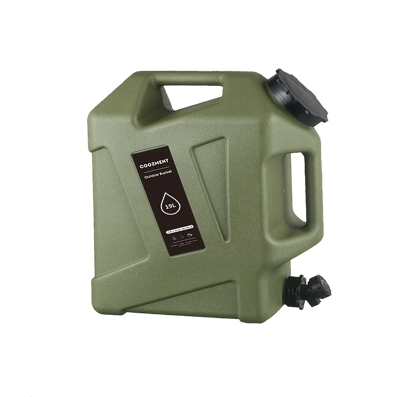 Water Storage Container with Spigot 2 Handles BPA Free PVC Collapsible Water Jug for Camping Outdoor RV Hiking Emergency Survival Portable