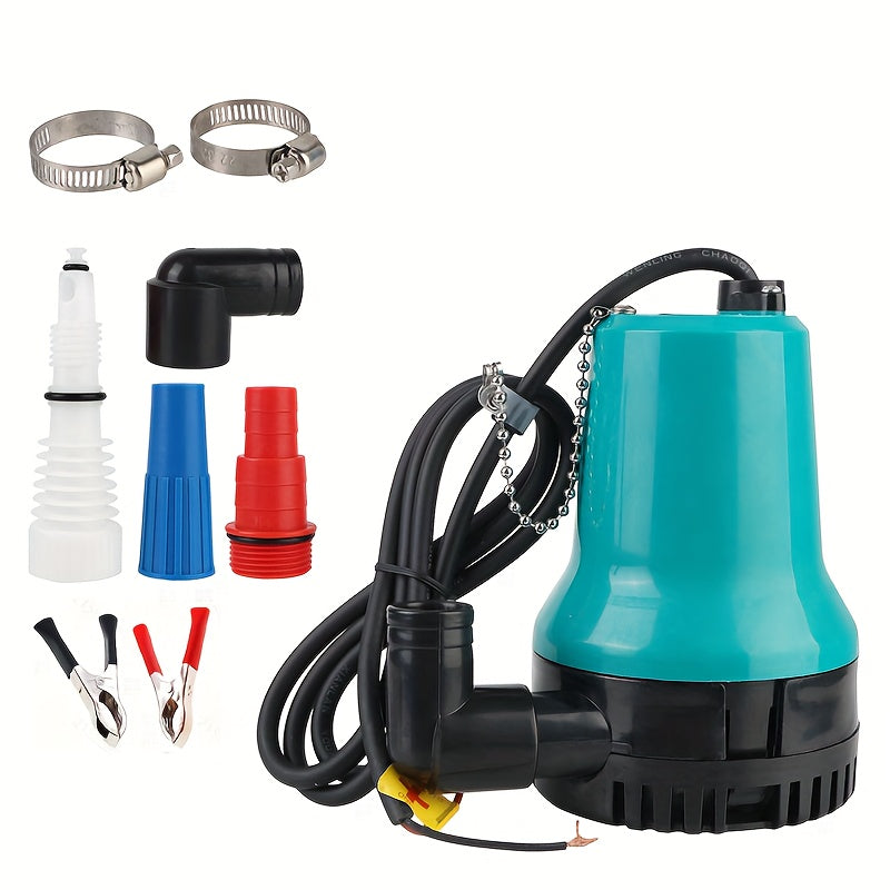 Submersible Pump, 12V DC Pond Garden Fish Tank RV Irrigation Lawn for Garden, Patio and Yard Use