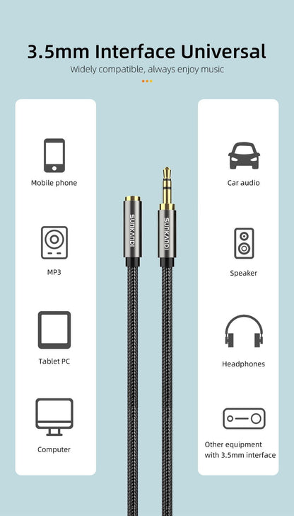 3.5mm TRRS Headphone Extension Cable with Mic Male to Female Stereo Audio Cable for Smartphone PC for an Everyday Personal Care Routine