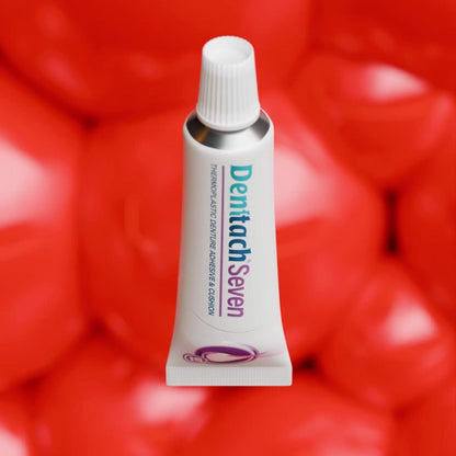 Denttach 7-Day Hold Denture Adhesive Thermoplastic Cushion Reliner Zinc-Free No-Glue Secure Grip for Upper Lower Dentures All-Day Comfort 2