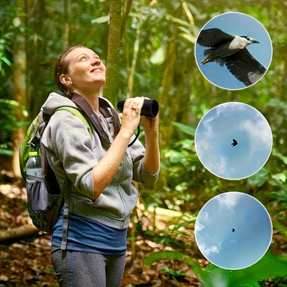 Monocular Telescope 10x50 High Power HD Compact Scope with Manual Focus for Adults Bird Watching Hiking Hunting Travel Outdoor Sightseeing