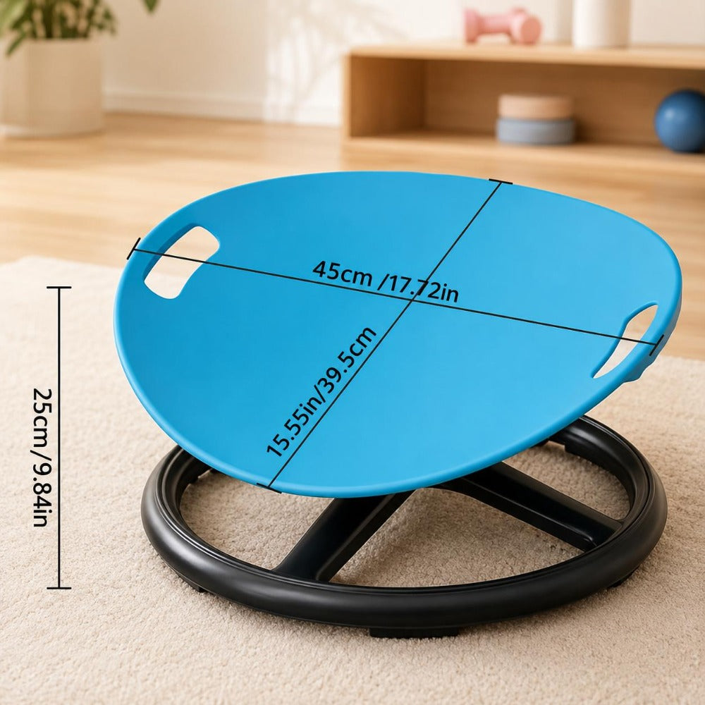 Sensory Spinning Chair for Kids, Autism & ADHD Therapy Spin Seat, Durable Plastic & Metal, Enhances Coordination & Attention