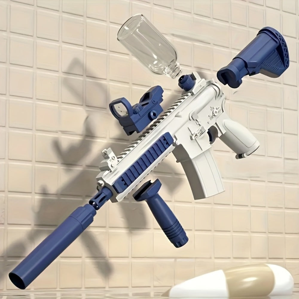 Continuous-Fire Water Gun for Kids & Adults, High- Long-Range Squirt Blaster for Summer Beach Pool Backyard Outdoor Play