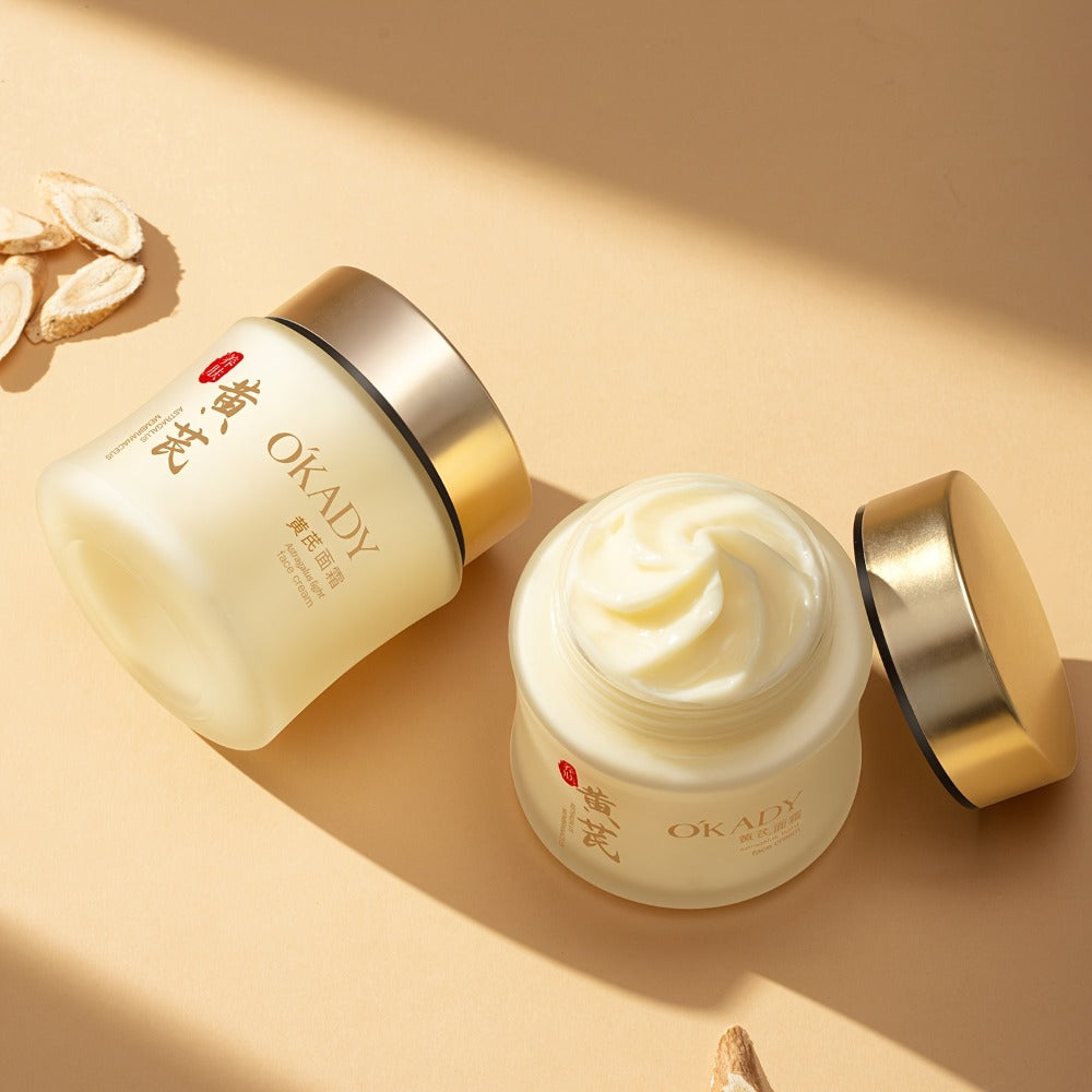 Face Cream Astragalus Root Extract Two-Pack with 100g Per Jar for Morning and Evening Moisturizing