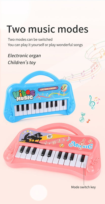 Kids Mini Piano Keyboard 13 Keys, Portable Electronic Music Toy for Toddlers with the Listed Color, Size or Set Options for Everyday Use