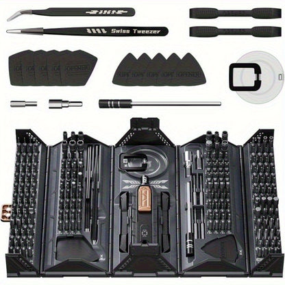 180-in-1 Precision Screwdriver Set, Magnetic Professional Kit for Laptop, Phone, Camera, Tablet, Game Console & Glasses