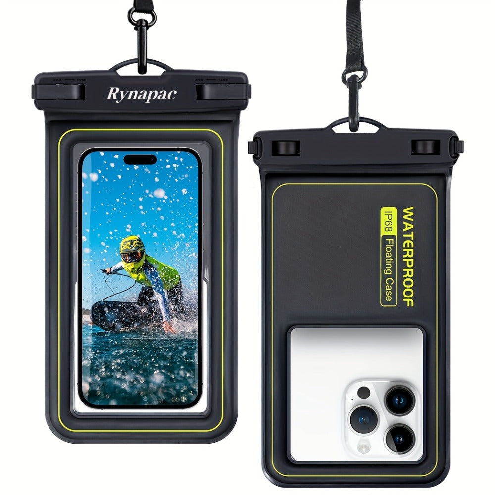 Buoyant Phone Dry Bag 2 Pack for iPhone 16 15 14 13 12 11 Pro Max Samsung Galaxy for Camping, Travel and Outdoor Use