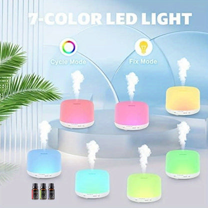 Remote Control Aroma Diffuser 300ml, Humidifier & Mood Light with 6 Premium Essential Oils