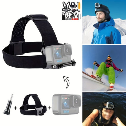 21-in-1 Action Camera Accessory Kit for GoPro Hero 12 11 10 9 8 7 6 5 4, Session, Fusion, Insta360