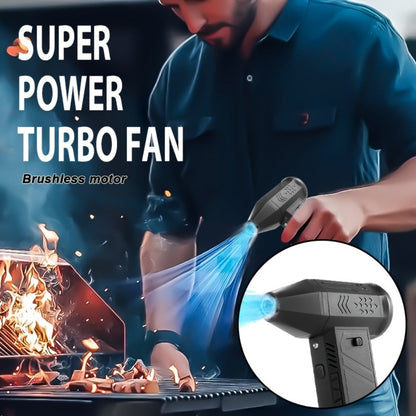 130000 RPM Portable Turbo Fan Blower & Vacuum 2-in-1, USB Rechargeable Cordless Handheld Air Blower for Dust Removal