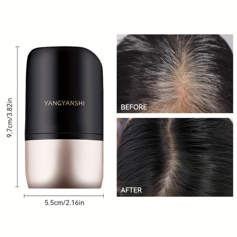 Root Touch Up Hair Dye Stick Instant Gray Hair Coverage Pen Waterproof Sweatproof Colorfast No Stain on Clothes Natural Black Black Brown