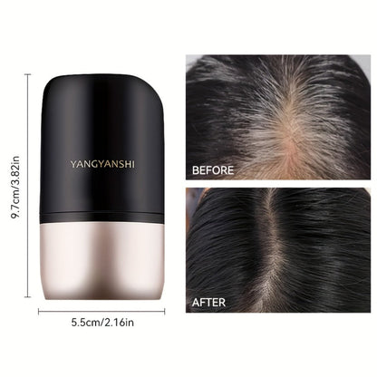 Root Touch Up Hair Dye Stick Instant Gray Hair Coverage Pen Waterproof Sweatproof Colorfast No Stain on Clothes Natural Black Black Brown