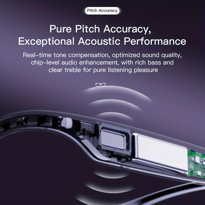 Smart Glasses 8MP Wide-Angle Camera Eyewear with 4K Recording, 4GB Storage and 163-Language Translation