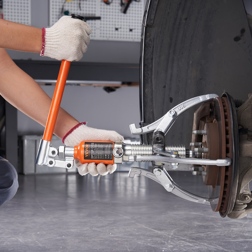 Hydraulic Gear Puller 5 Ton – 2/3 Jaw Wheel Bearing Puller & Hub Separator, 8" Jaw Capacity, Vertical & Horizontal Use