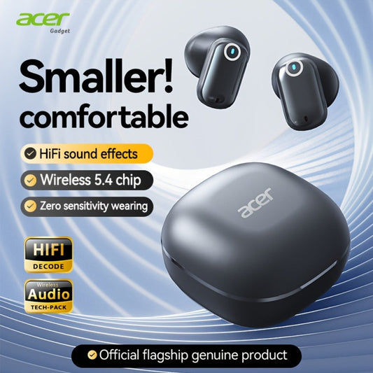 Wireless Earbuds Acer OHR501 Bluetooth 5.4 Semi-In-Ear with Touch Controls, Type-C Case and Eight Colors