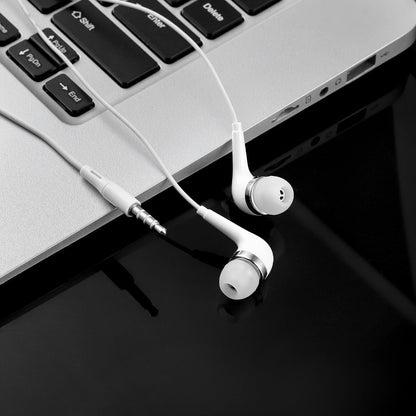 10 Pack Wired Earphones 3.5mm Bulk In-Ear Headphones Built-in Mic Volume Control for Bedside Audio, Alarms and Room Entertainment