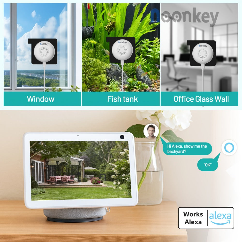 Security Camera 2K Window-Mount Model with Dual-Band WiFi, Color Night Vision and Person Pet Vehicle Detection