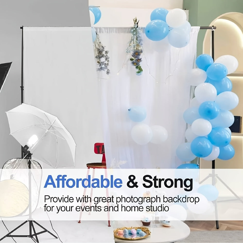 Balloon Projector Backdrop Stand 10x7Ft Adjustable with Carrying Bag, Background Support System for Photography, Events, Weddings