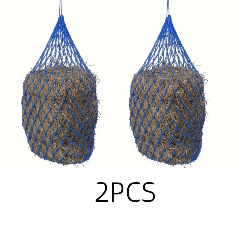 Slow Feed Hay Net for Horses 2-Pack – Durable Hay Bag Feeding Net for Horse, Sheep & Donkey | Reduces Waste & Promotes Healthy Eating