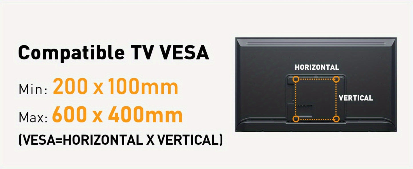 F11 Dual-Arm Full-Motion TV Wall Mount with Wide Wall Plate, Tilt, Swivel and Extension Controls