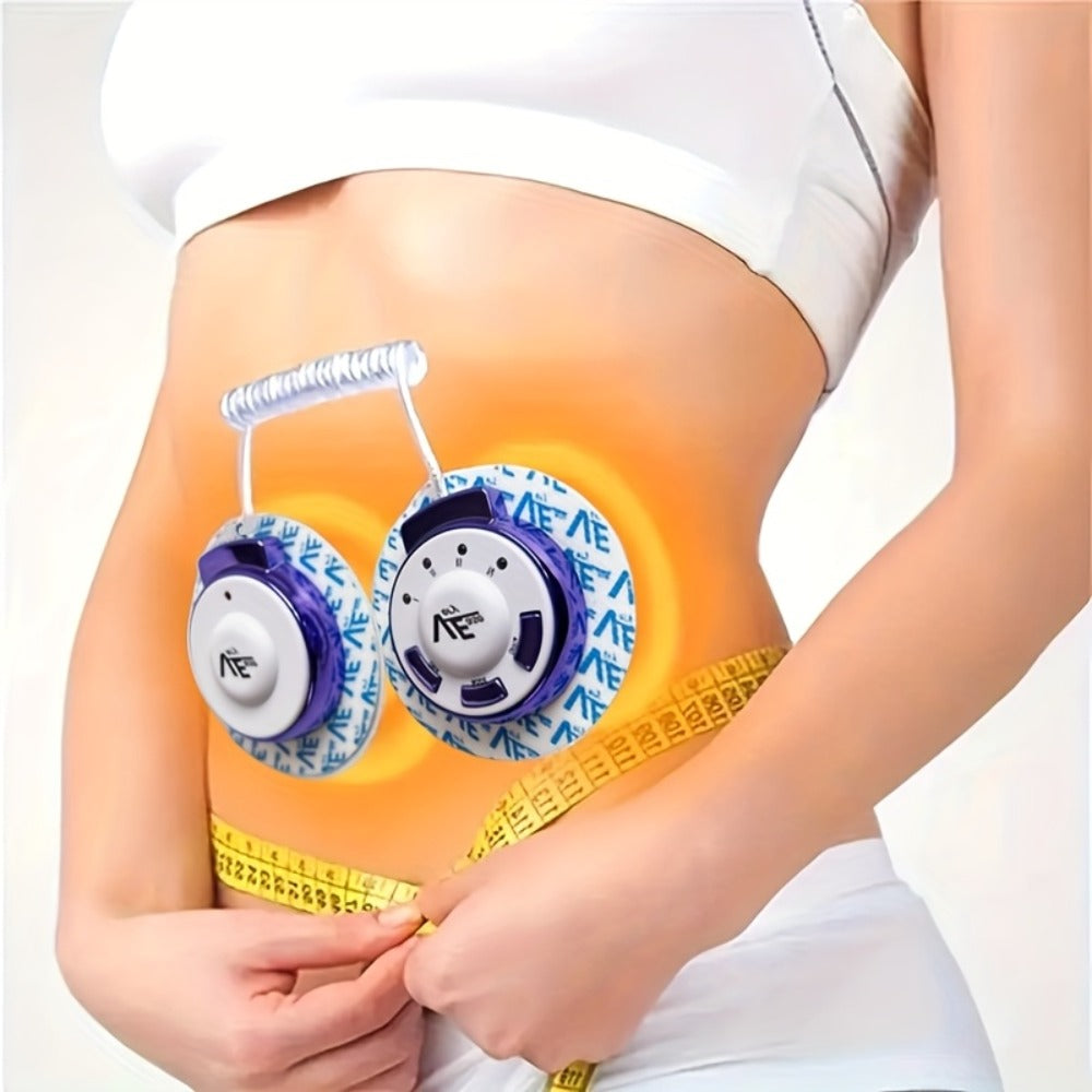 Electric Slimming Massage Machine, Portable Body Sculpting Device for Abdomen, Arms & Legs, EMS Stimulator Fitness Toner
