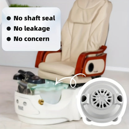 Magnetic Pipeless Jet Head Motor Replacement for Pedicure Spa Chair, Rotating Jet with Propeller & Cap