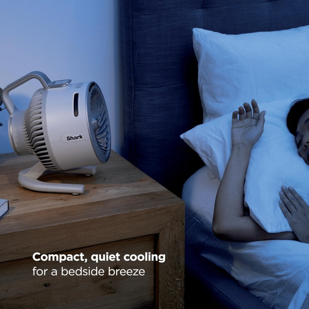 Portable Fan by Shark FlexBreeze HydroGo Pro, Refurbished Five-Speed Misting Model with Oscillation
