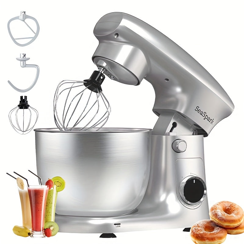 3-in-1 Stand Mixer 10-Speed Tilt-Head with Pulse - 5.5QT Stainless Steel Bowl Kitchen Mixer with Dough Hook