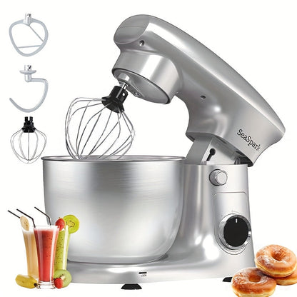 3-in-1 Stand Mixer 10-Speed Tilt-Head with Pulse - 5.5QT Stainless Steel Bowl Kitchen Mixer with Dough Hook
