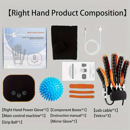 Rehabilitation Robot Gloves for Hand & Finger Training, Air Pressure Finger Exercise Device with LCD Touch Screen