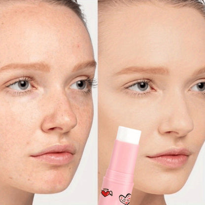 Matte Foundation Stick 2pcs Full Coverage Pore Minimizing – Long-Lasting Oil Control Korean Cosmetic Formula