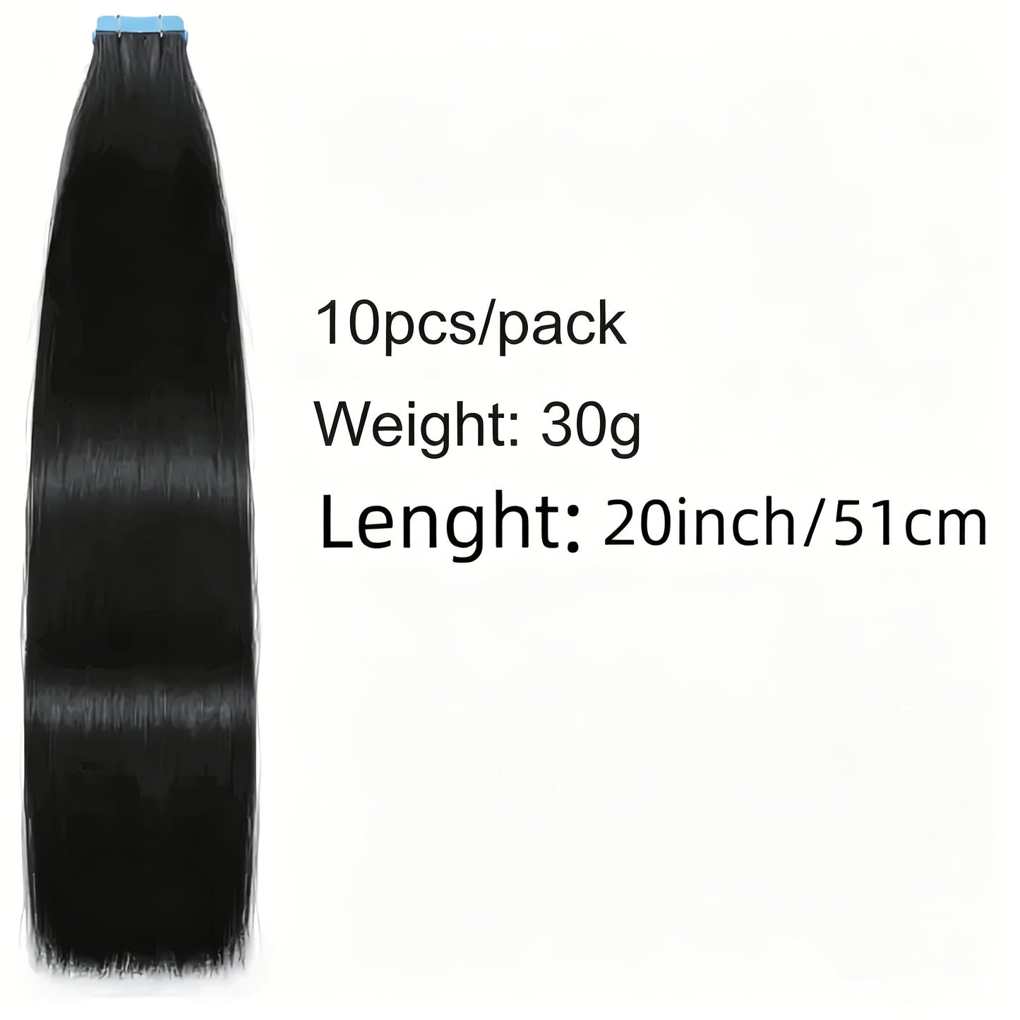 Tape In Hair Extensions Human Hair Straight Natural Black 1B Seamless Skin Weft 10pcs 30g 16 20 22 24 Inch Invisible Blend for Volume