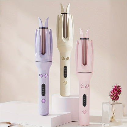Hair Curler 28mm Barrel Negative Ion Technology 4 Temperature Settings Fast Heating Portable for Home, Travel and Salon Hair Styling