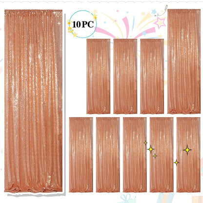 Sequin Backdrop Curtains 2FTx8FT Glitter Photography Background Panels for Party Wedding Birthday for an Everyday Personal Care Routine