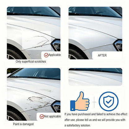 Car Scratch Remover Paste Kit – Clear Coat Scratch Eraser for Light Surface Marks & Swirl Marks, Car Paint Repair Paste | 150ml or 2-Bottle
