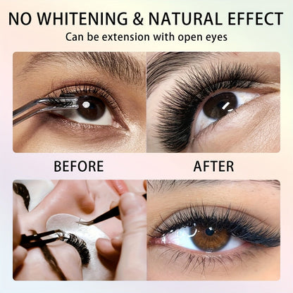 Odorless Lash Extension Glue Quick Dry Black Adhesive for DIY Individual & Cluster Lash Extensions