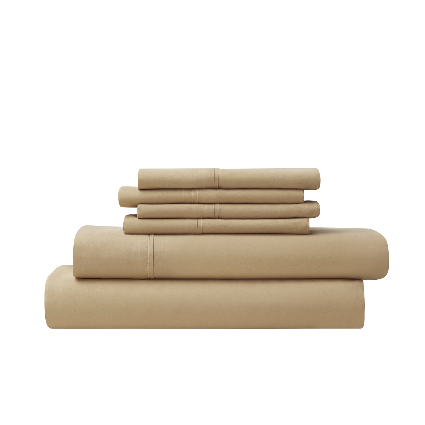 Microfiber and Bamboo Blend Sheet Set with 3- or 6-Piece Packages, 20 Colors and Five Bed Sizes