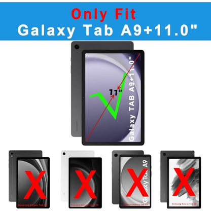 Samsung Galaxy Tab A9 Plus 11 Inch Keyboard Case with Detachable USB-C Keyboard Magnetic Cover Pen Slot for SM-X210 X215 X216 X218