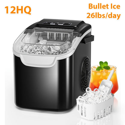Ice Maker Machine – Nugget Ice & Bullet Ice Countertop, 26-35 Lbs Daily, One-Button Operation, Self-Cleaning