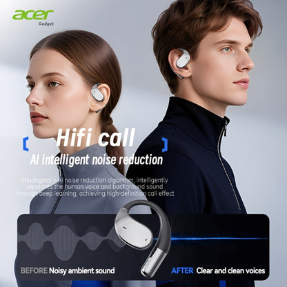 Acer TWS In-Ear Earbuds Noise Canceling Touch Control Sports Wireless Headphones Long for Bedside Audio, Alarms and Room Entertainment