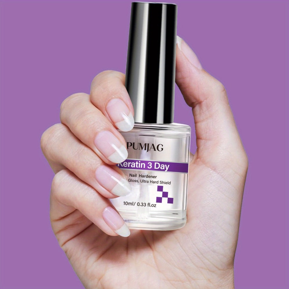 Nail Strengthening Oil Serum, 3-Day Manicure Treatment with Biotin, Vitamin A E C & Calcium for Brittle Nails
