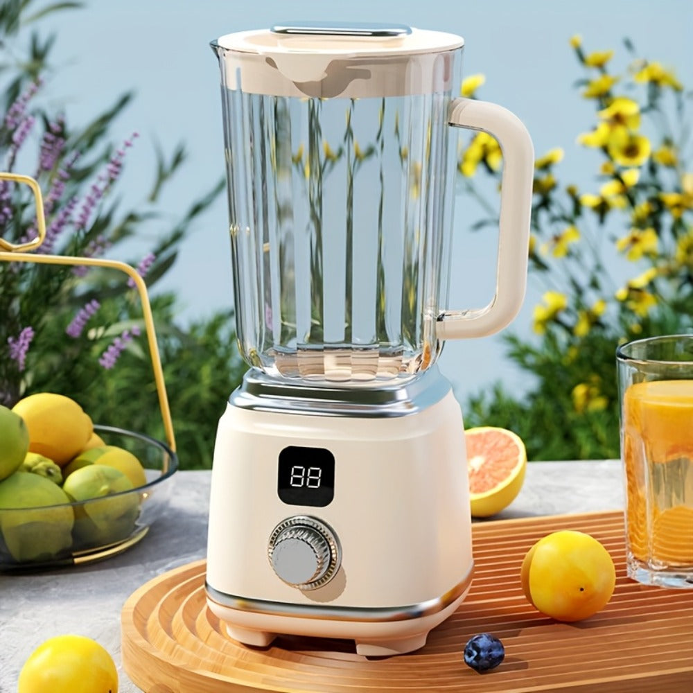 USB Rechargeable Portable Juicer Blender with Digital Display for Smoothies & Shakes, Home Office Travel