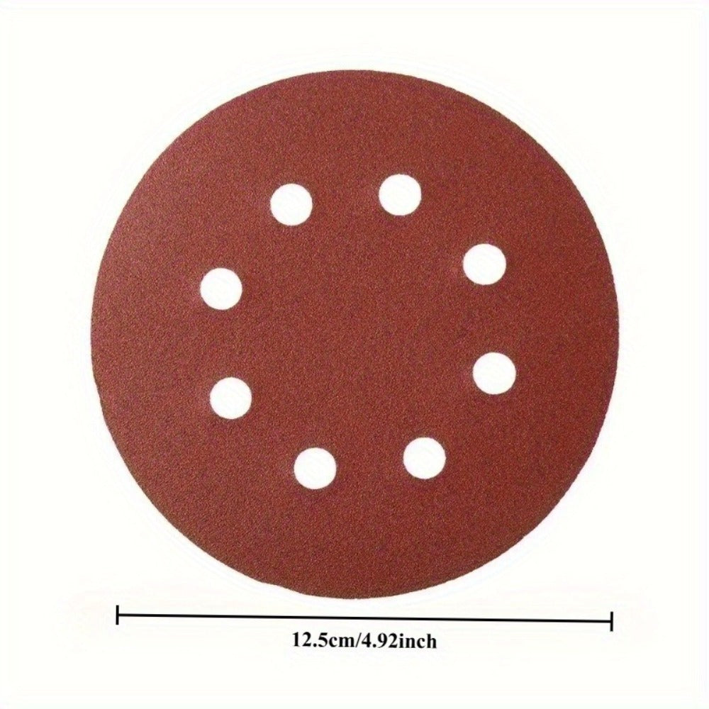 5 Inch Sandpaper 94 Pcs – 8-Hole Hook & Loop Sanding Discs, Assorted Grits 80/180/240/320/400/800/1000/1500/2000/3000