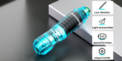 Tattoo Pen Kit Complete Beginner Set - Wireless Battery Tattoo Pen 1400mAh LCD Screen, 10pcs Cartridge Needles