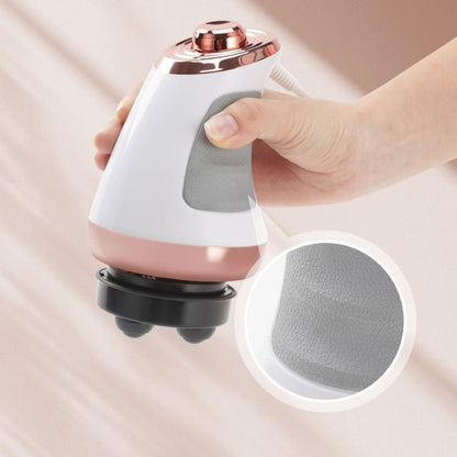 Handheld Body Massager with 5 Interchangeable Heads & 3 Pads, Adjustable Vibration Intensity, Full Body for Abdomen